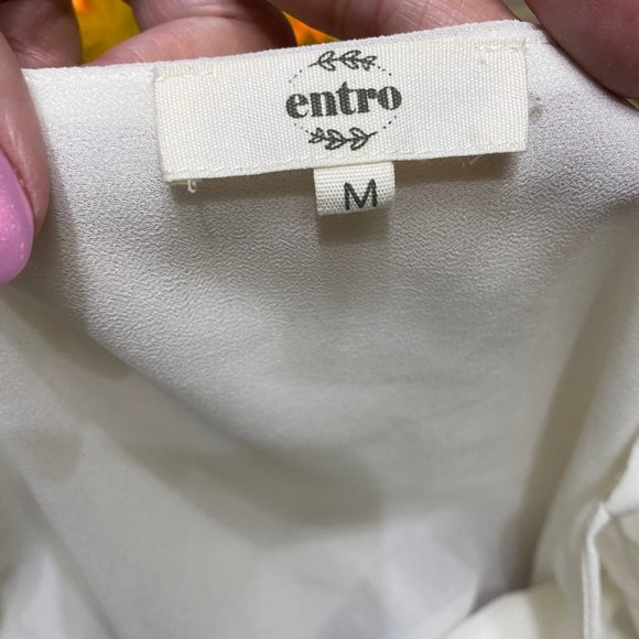 Entro M Light Weight Ruffle Layered Top - Picture 5 of 5